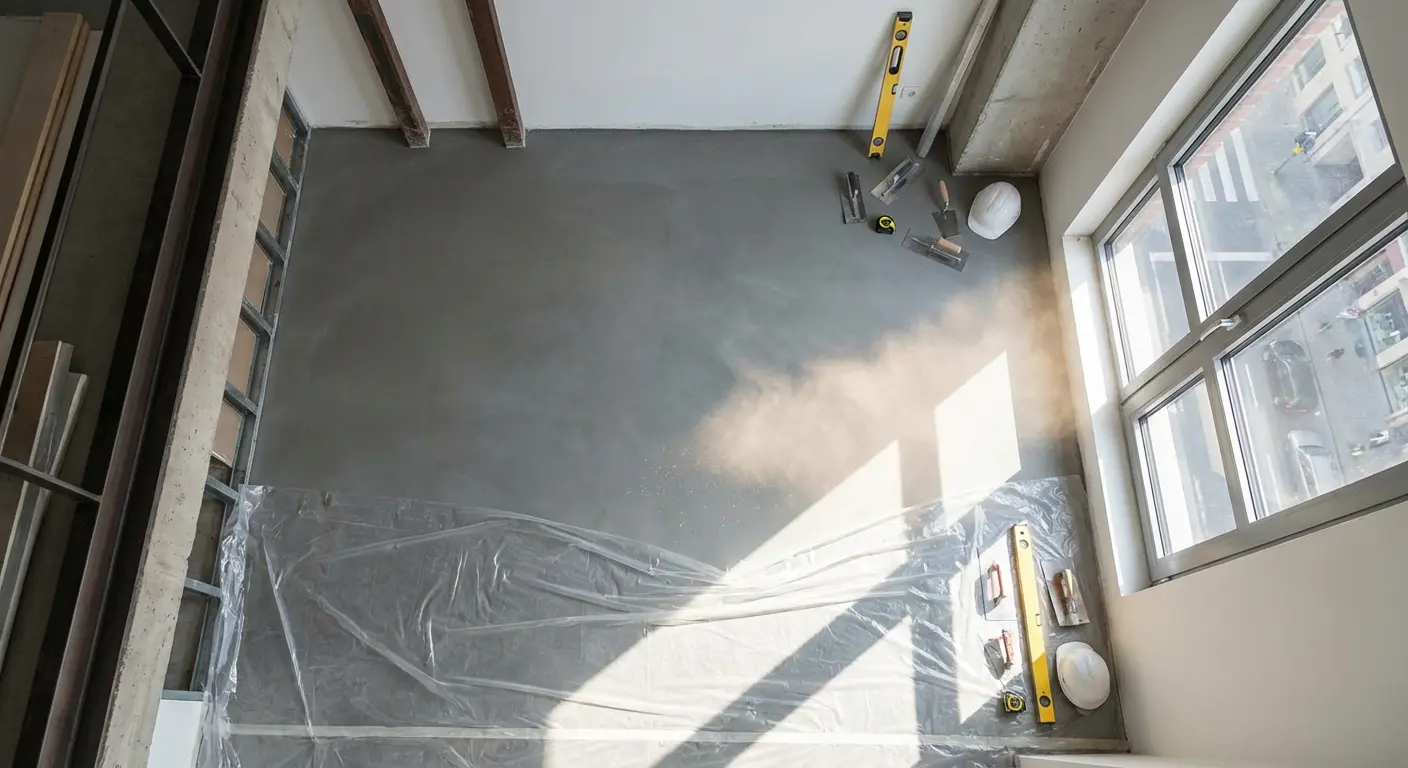 Чек-лист: Что делать первые 7 дней после заливки пола?